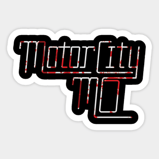 Motor City Mo - Bloody Logo Sticker